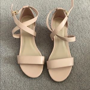 Short pink heels worn once